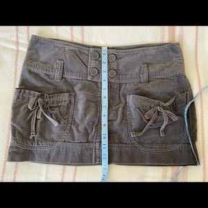 BB Dakota gray mini skirt